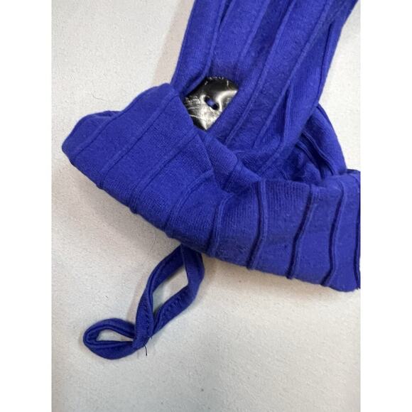 Soft Surroundings Blue Ribbed Cotton Tunic Top Size M - Picture 6 of 9